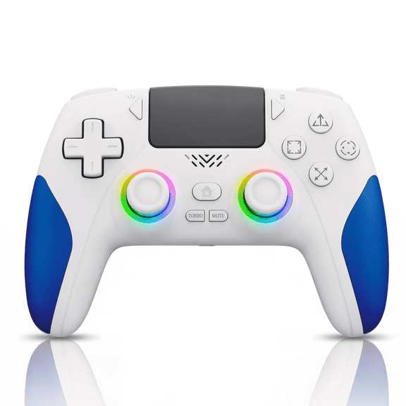 Wireless RGB Controller Compatible with P5/P5 Pro/P5 Slim with Dual Vibration & Six-Axis Sensor