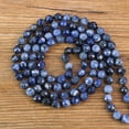 thumbnail image 5 of COAI OM Charm Hand Knotted Tassel Sodalite Stone 108 Mala Beads Buddhist Necklace, 5 of 6