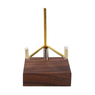 Rock Stands For Display,Walnut Display Stands For Collectibles - Three  Prong Wood Display Stand Pedestal For Large Spheres Clusters Minerals And  Other