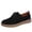 Black, variant on Willtoo Women’s Lace‑Up Shoes, Low Wedge Platform Casual Dress Shoes Lightweight Round Toe Walking Shoes Non Slip Daily Sport Sneakers
