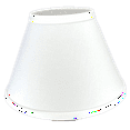thumbnail image 2 of Fenchel Shades | 4" Top Diameter x 9" Bottom Diameter x 6 Slant, (Washer/Spider Attachment) Empire Lamp Shade - (Linen White), 2 of 5