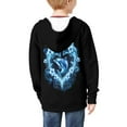 thumbnail image 3 of DISNIMO Kids Dolphin Hoodies for Boy Heart hoodie Teens Flower Hoodie Boys Zip Sweatshirts Size 11-13 Hoodie for Children Hoodie Sweatshirt Youth Hooded Jacket Hoodie Jackets Animal Hoodies for Kids, 3 of 7