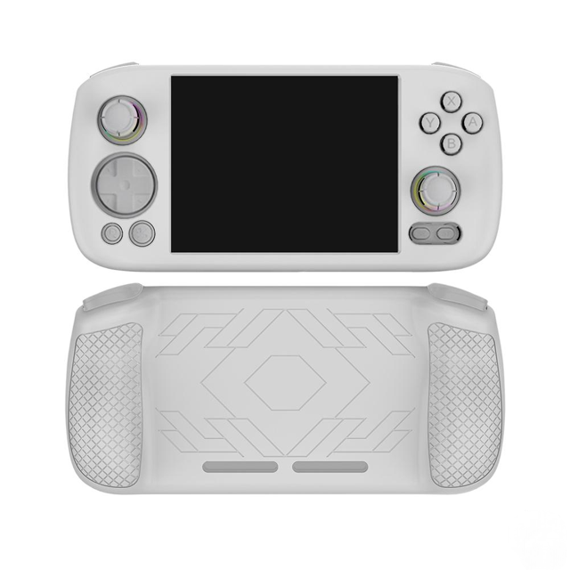 Funda protectora de silicona a prueba de golpes para la consola de juegos ANBERNIC RG 406H Accesorios de carcasa blanda