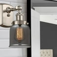 thumbnail image 2 of 916-1W-SN-G53 Innovations Lighting Bell - 1 Light Wall Sconce In Industrial Style-12 Inches Tall and 5 Inches Wide-Brushed Satin Nickel Finish-Light, 2 of 3