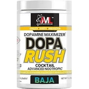 Advanced Molecular Labs - Dopa Rush Powder, Dopamine Maximizer, Focus, Energy & Clarity Supplement, Baja, 5.29 oz (30 Servings)