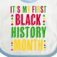 thumbnail image 4 of Inktastic My First Black History Month Boys or Girls Baby Bib, 4 of 4