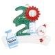 thumbnail image 4 of Adornos navideños Muñeco de nieve Colgante Cuarentena Para Sobreviviente Bendición Regalos Para Escritura A Mano Tarjeta De Nombre Vacaciones Navidad Orna,Style8, 4 of 5