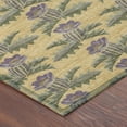 thumbnail image 3 of Addison Rugs Chantille Indoor/Outdoor Transitional Floral Gold Machine Washable Rectangle Rug, 10' x 14', 3 of 8