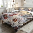thumbnail image 2 of Yspwyqan Christmas Snowman 3 Piece Twin XL Size Bedding Set, Winter Snowy Pine Bed Comforter with 2 Pillow Shams for Kids, Soft Holiday Themed Bedding Collection, 2 of 7