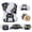 Black Cat, variant on sixwipe Ergonomic Mouse Pad with Wrist Rest, Funny Cute Desk Keyboard Wrist Rest and Computer Wrist Support, No Slip Keyboard Wrist Pad with Coaster for Easy Typing and Hand Pain Relief