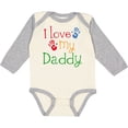 thumbnail image 3 of Inktastic I Love My Daddy Boys or Girls Long Sleeve Baby Bodysuit, 3 of 5