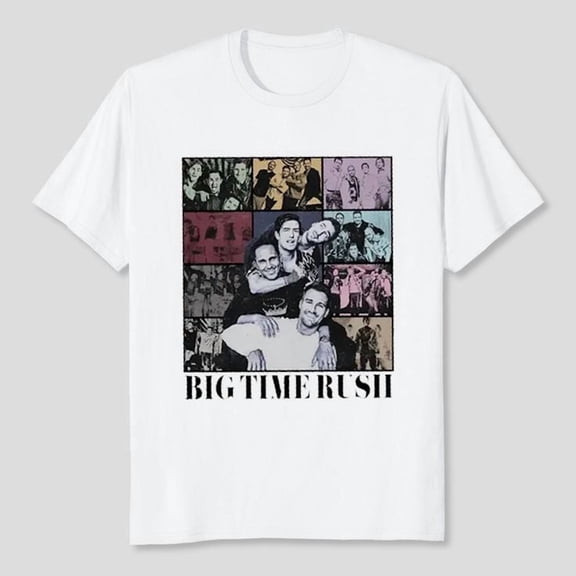 Big Time Rush In Real Life Worldwide Tour 2025 Shirt Unisex, Sizes S-5XL, Tbun