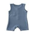 thumbnail image 2 of Body Bébé Fille Garçon Romper une Seule Pièce Combinaison Sans Manches Tenues d'Été, 2 of 6