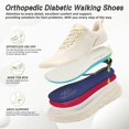 thumbnail image 3 of OrthoComfoot Orthopedic Men's Wide Shoes: Comfortable Arch Support Running Sneakers, Wide Toe Box Work Tennis Outdoor Walking Shoes, 3 of 9