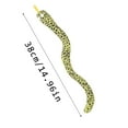 thumbnail image 2 of Realistic 15in Faux Snake Plush Cat Toy with Embedded Organic Catnip, Bionic Morphology for Feline Stalking and Sensory Enrichment Interaction, 2 of 2