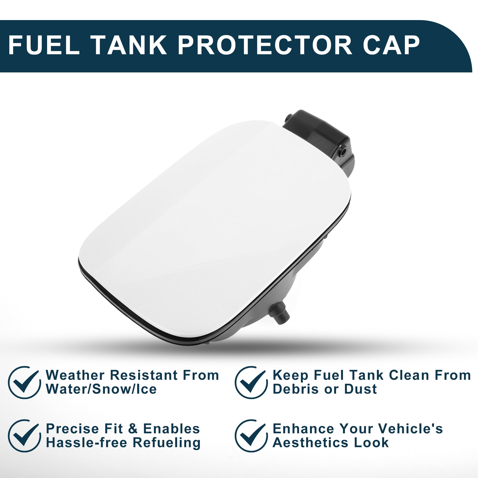 Unique Bargains Fuel Tank Door Cap for Volkswagen Jetta 2012-2018 Filler Flap Cover