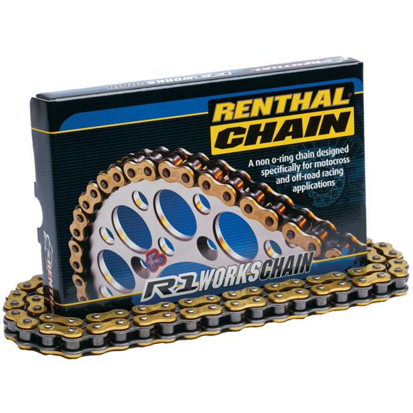 Cadena Renthal C241 R1 Works De 420 Pasos Y 120 Eslabones
