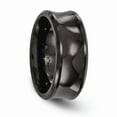 thumbnail image 5 of Edward Mirell Titanium Black Titanium Polished Concave 9mm Band Size: 12; for Adults and Teens; for Women and Men, 5 of 7
