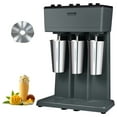 thumbnail image 1 of VEVOR Milkshake Maker, 375W x 3 Electric Milkshake Machine, Triple Heads Drink Mixer Blender Machine, 3-Speed Milkshake Mixer with 3 x 820 ml Stainless Steel Cups, for Commercial and Home, 1 of 9