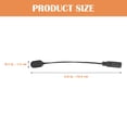 thumbnail image 2 of ELAYARD 2Pcs Music Instrument Connection Effector Battery Cable Black PVC For Musicians, 2 of 7