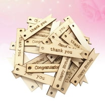 CRILSTYLEO Wooden Letters For Crafts Beige 60Pcs 2.5In