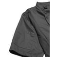 thumbnail image 5 of Chef Code Cool Breeze Side Vent Chef Coat, Charcoal, L, 5 of 6