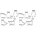 thumbnail image 1 of Cat Shaped Aluminium Baking Cake Mould Cookie Cutter Mold Sugarcraft Baking Accessories, 1 of 5