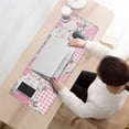 thumbnail image 3 of Long Mouse Pads for Desk,Pioneer Flower Floral Print Pattern Desk Mats on Top Of Desks, Desk Mouse Pad Extra Large with 3mm Non-Slip Base and Stitched Edge for Gaming,Office,Work,Home 31.5"x11.8", 3 of 6