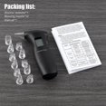thumbnail image 2 of Police Lcd Digital Breath Alcohol Analyzer Tester Breathalyzer Detector 12nozzle, 2 of 5