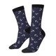 thumbnail image 1 of Fotbe Anchor Calcetas Largas con Estampado para Hombre y Mujer – Calcetas de Compresión Transpirables y Elásticas, Viajar y Uso Diario Talla 5-11, 1 of 6