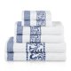 thumbnail image 1 of Superior Decorativo Atenas Juego De Toallas De Baño De Algodón De 6 Piezas Azul Marino, 1 of 5