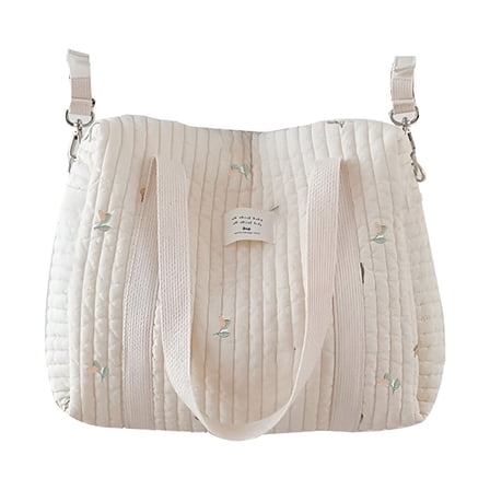 GASTROPOD Baby Care Diaper Bag Mummy Shoulder Bag Embroidery Quilted Stroller Diaper Storage Organizer Large Handbags