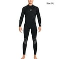 thumbnail image 2 of Greeniant Traje de buceo Trajes de baño a prueba de frío de alta eficiencia Traje de neopreno Cuello clásico Deportes acuáticos Hombres Negro 3XL, 2 of 6