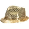thumbnail image 2 of Gold Fedora, 2 of 2
