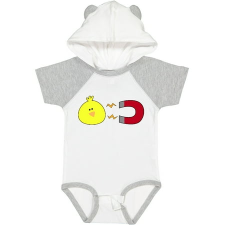 

Inktastic Chick Magnet Gift Baby Boy or Baby Girl Bodysuit