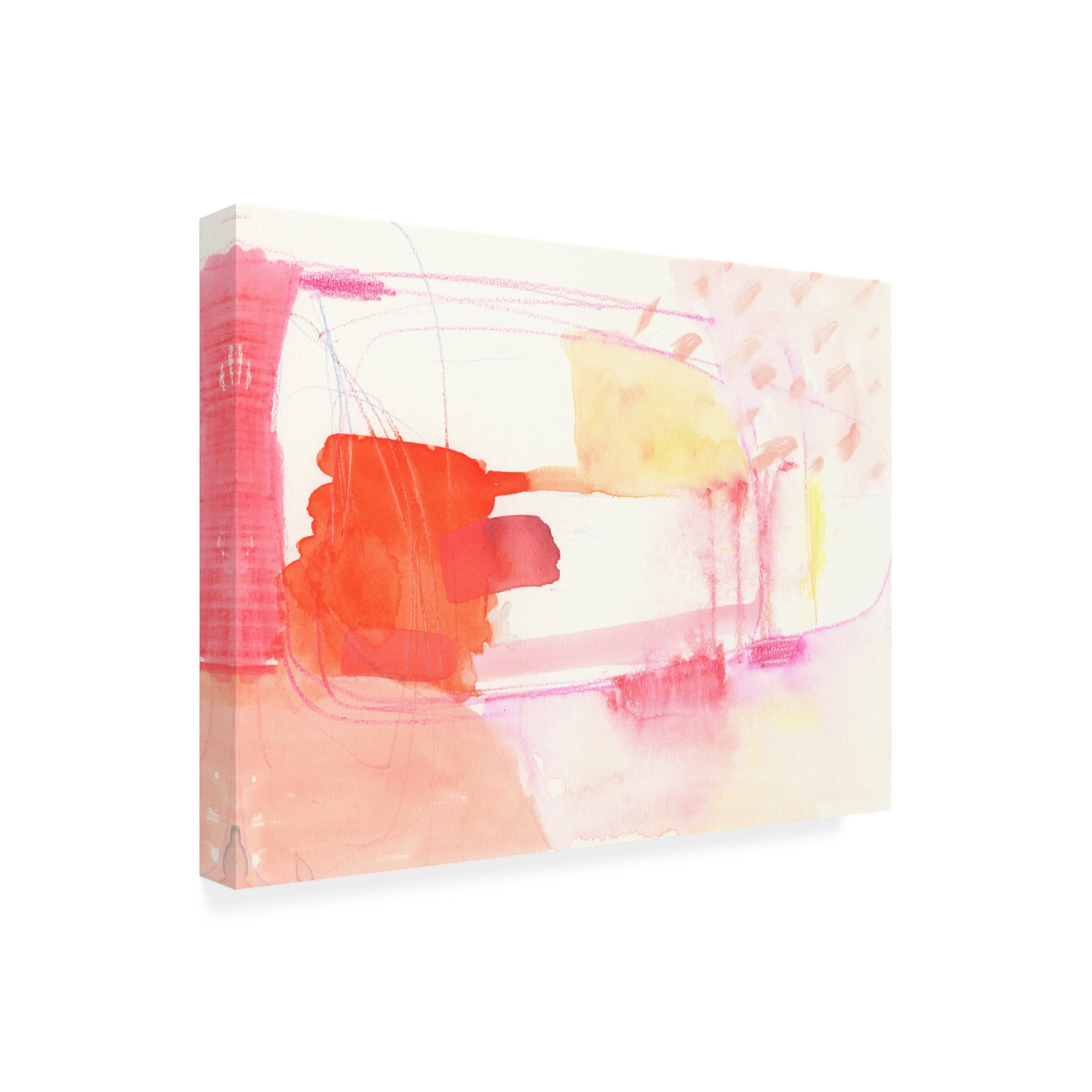 Victoria Barnes 'Aprikose II' Canvas Art