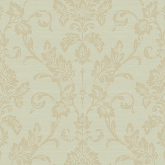 Sirpi Wallcoverings Antonella Gold Scroll Wallpaper