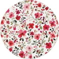 thumbnail image 5 of Round Fitted Tablecloth with Elastic Edge Floral Tablecloth 44" Reusable Watercolor Flower Round Table Cover for Indoor Outdoor 38"-42", 5 of 6