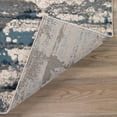 thumbnail image 7 of Addison Rugs Dayton 1'8" x 2'6" Watercolor Fabric Accent Rug in Silver Blue, 7 of 7