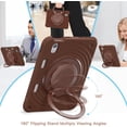 thumbnail image 4 of Shockproof Case for iPad Mini 7 (A17 Pro) 2024 / iPad Mini 6 8.3 inch 2021 Protective Cover with 360° Rotating Stand, Hand/Shoulder Strap, Pencil Holder, 4 of 7