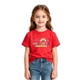 thumbnail image 2 of WERYOUNG Girls Back To School T Shirt Short Sleeve Round Neck Cartoon Print T-Shirts Kids Lightweight Knit Tees First Day Of School Shirt Versatile Tops 8-9 Years, 2 of 3