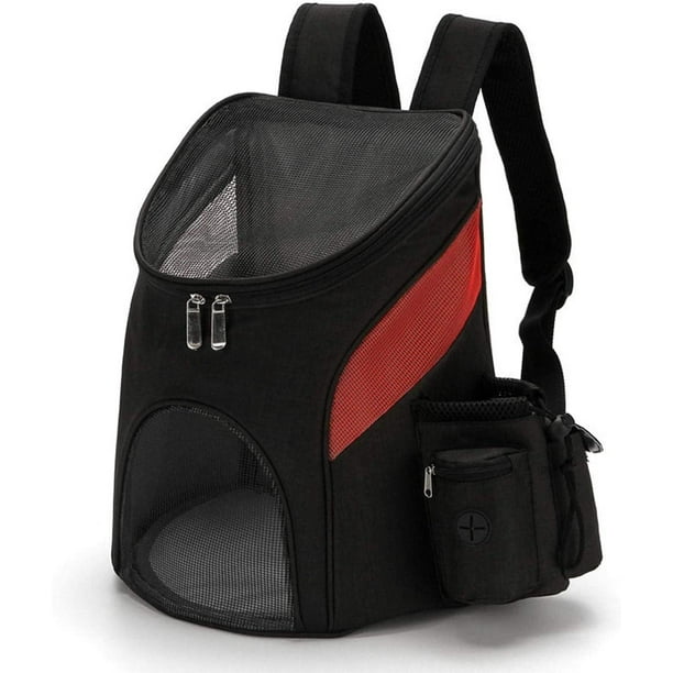 Mochila para perros con bolsillos laterales Mochila plegable para perros y gatos Mochila espacial Cápsula portátil Mochila portamascotas Mochila transpirable para perros pequeños. Negro con rojo. Gris BRI Rojo Verde