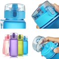 thumbnail image 2 of Sports Cup Pure Color Frosted Wear Resistant Plastic Large Capacity Water Glass 400ML / 560ML, 2 of 6