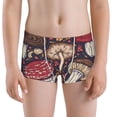 thumbnail image 5 of Yiaed Forest Wild Mushroom Print Boys' Boxer Briefs Cotton Casual Stretch Comfort Boys Boxers - Kids Boxer Briefs Underwear for Boys (6-18)-X-Small, 5 of 5
