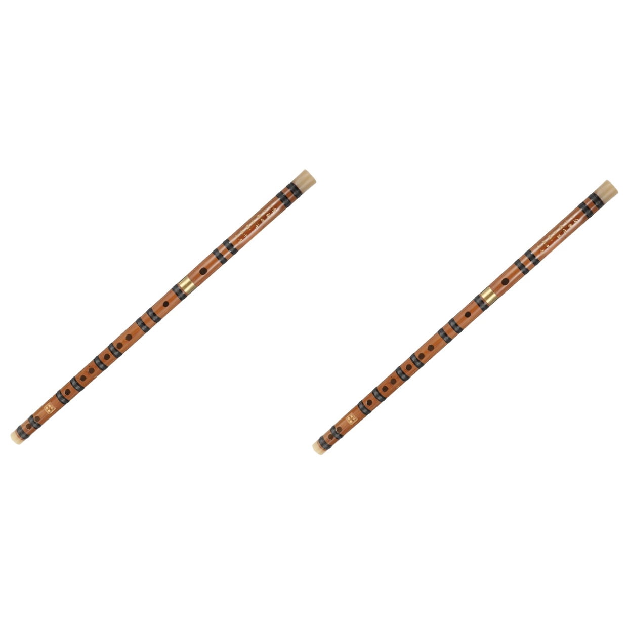 USHOBE Portable Flute 2-Pack Beginner Practice Instrument for Music Education Students and Learners