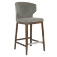 thumbnail image 1 of Cabo Contract Grade Upholstered Wingback Bar Stool (26-inch/ 29-inch), 1 of 5