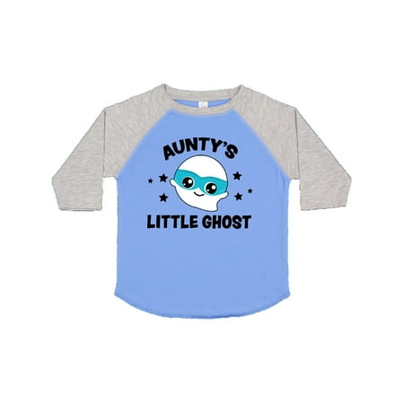 

Inktastic Cute Aunty s Little Ghost with Stars Gift Toddler Boy or Toddler Girl T-Shirt