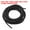 Black, variant on Uxcell Natural Latex Rubber Tubing 1.6mm ID 3.2mm OD 10ft Black Highly Elastic for Sports Exercise Fitness