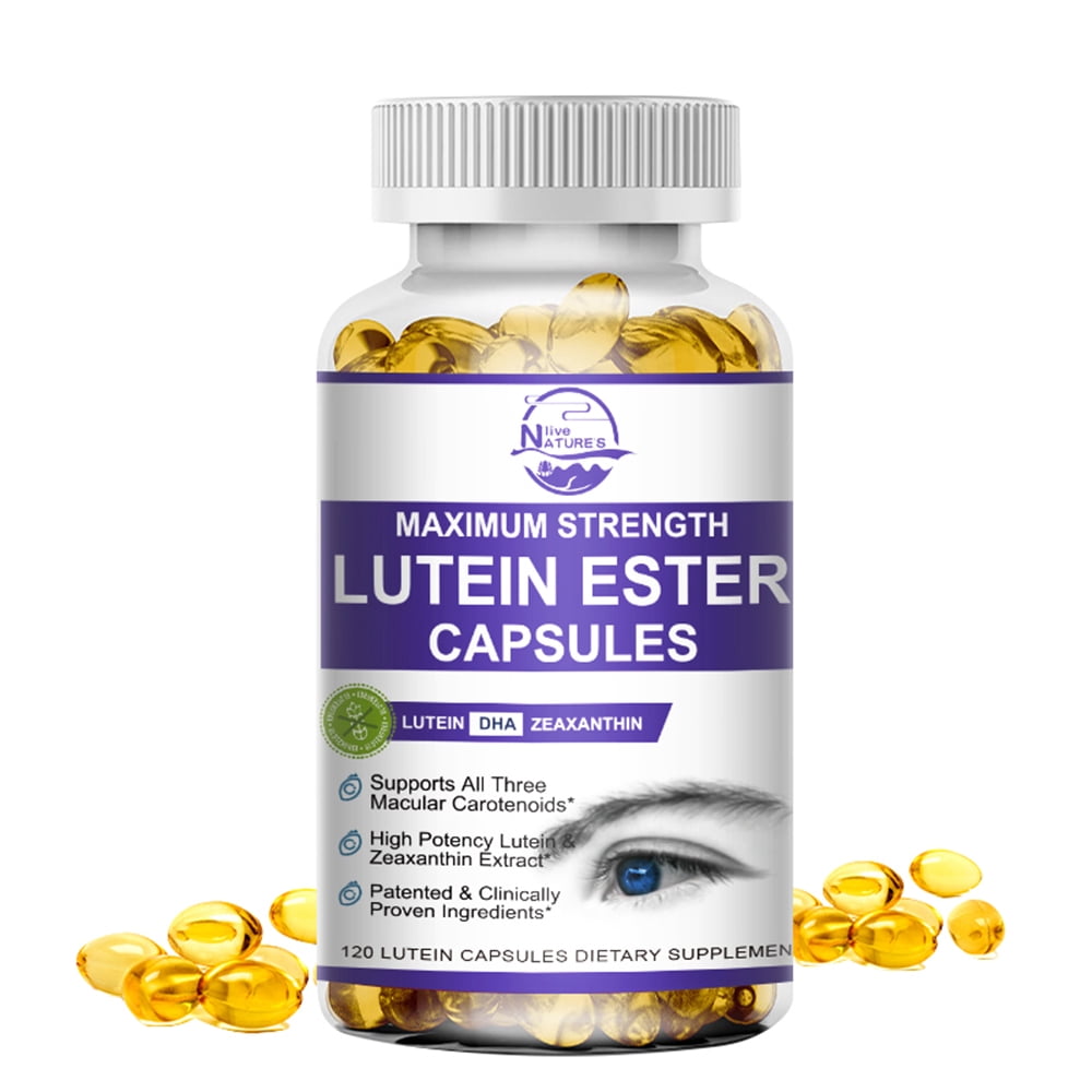 Nature's Live Lutein 20mg with zeaxanthin 120 softgels Supplement-Protect Vision and Relieve Visual Fatigue