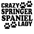 thumbnail image 3 of CafePress - Crazy Springer Spaniel Lady Pajamas - Women's Short Sleeve Print T-Shirt and Pants Light Cotton Pajama Set, 3 of 7